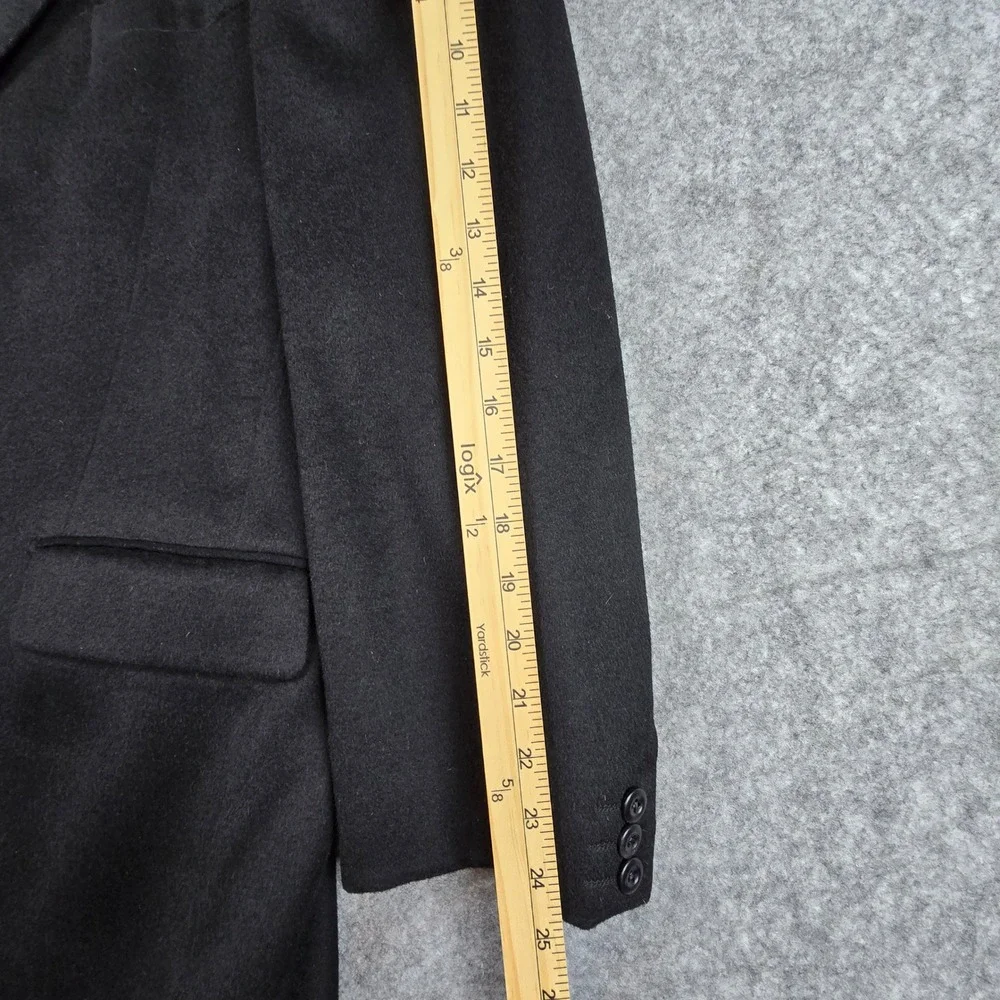 Pronto Moda Italia Men Black Lambswool Cashmere Blazer Charles 2B Sport Coat 50R - Picture 9 of 11